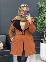 کاپشن سیلیکونی یقه دوبل کد 4098 - تصویر 2