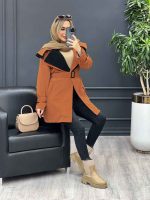 کاپشن سیلیکونی یقه دوبل کد 4098 - تصویر 7