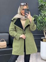 کاپشن سیلیکونی یقه دوبل کد 4098 - تصویر 12