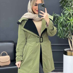 کاپشن سیلیکونی یقه دوبل کد 4098