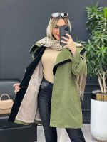 کاپشن سیلیکونی یقه دوبل کد 4098 - تصویر 15