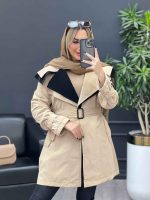 کاپشن سیلیکونی یقه دوبل کد 4098 - تصویر 8