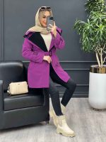 کاپشن سیلیکونی یقه دوبل کد 4098 - تصویر 13