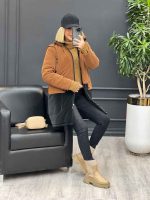 کاپشن ترکیبی دو رنگ سیلیکونی کد 3663 - تصویر 11