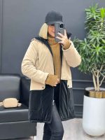 کاپشن ترکیبی دو رنگ سیلیکونی کد 3663 - تصویر 2