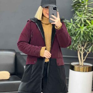 کاپشن ترکیبی دو رنگ سیلیکونی کد 3663