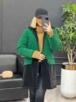 کاپشن ترکیبی دو رنگ سیلیکونی کد 3663 - تصویر 12