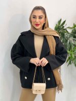 کت فوتر چهار دکمه طلایی کد 3932 - تصویر 6