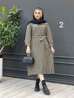 مانتو جلو بسته بلند کد 4082 - تصویر 8