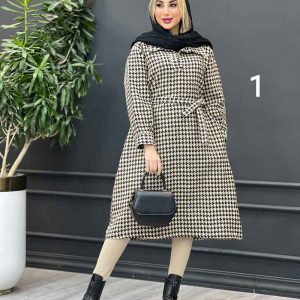 مانتو جلو بسته بلند کد 4082