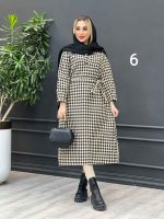 مانتو جلو بسته بلند کد 4082 - تصویر 14