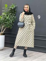 مانتو جلو بسته بلند کد 4082 - تصویر 28