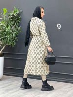 مانتو جلو بسته بلند کد 4082 - تصویر 5