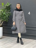 مانتو جلو بسته بلند کد 4082 - تصویر 12