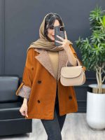 پالتو ترکیبی چهارخونه کد 4240 - تصویر 2