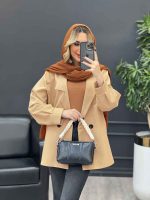 مانتو مازراتی دو دکمه کد 4265 - تصویر 5
