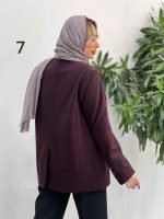 پالتو فوتر دو دکمه کد 4269 - تصویر 5