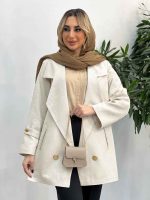 مانتو جلو باز جیب نما کد 4268 - تصویر 14