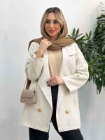 مانتو جلو باز جیب نما کد 4268 - تصویر 18