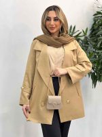 مانتو جلو باز جیب نما کد 4268 - تصویر 13