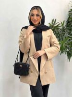 مانتو جلو باز جیب نما کد 4268 - تصویر 7