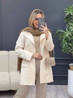 مانتو چهاردکمه دو جیب کد 4256 - تصویر 20