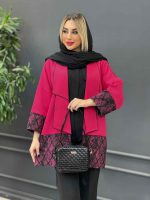 مانتو مازراتی آستین طرح دار کد 4260 - تصویر 19