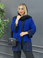 مانتو مازراتی آستین طرح دار کد 4260 - تصویر 16