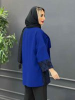 مانتو مازراتی آستین طرح دار کد 4260 - تصویر 21