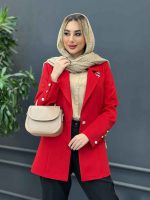 مانتو یقه زنجیر تک دکمه کد 4262 - تصویر 6