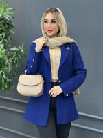 مانتو یقه زنجیر تک دکمه کد 4262 - تصویر 13