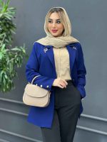 مانتو یقه زنجیر تک دکمه کد 4262 - تصویر 18