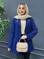 مانتو یقه زنجیر تک دکمه کد 4262 - تصویر 11