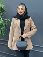 مانتو یقه زنجیر تک دکمه کد 4262 - تصویر 15