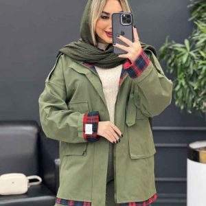 کت کتان یقه پاگن دار کد 3783