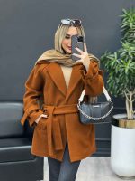 استایل با پالتو آجری