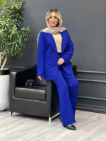 ست مانتو و شلوار شش دکمه کد 4279 - تصویر 19