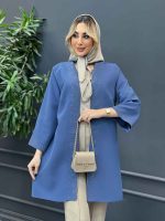 مانتو جلو باز نگین دار کد 4281