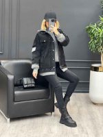 جین ترکیبی زاپ دار کد 4042 - تصویر 10
