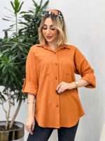 شومیز کراش دو جیب کد 4282 - تصویر 20