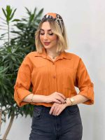 شومیز کراش دو جیب کد 4282 - تصویر 2