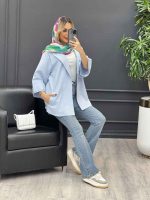 مانتو لینن پشت دو پاگن کد 4286 - تصویر 11