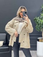 مانتو لینن شش دکمه کد 4293 - تصویر 17