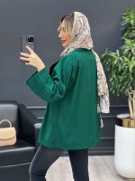 مانتو لینن شش دکمه کد 4293 - تصویر 9