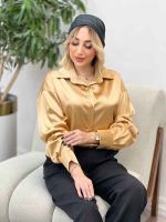 شومیز ساتن سلین کد 4309 - تصویر 14