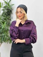 شومیز ساتن سلین کد 4309 - تصویر 13