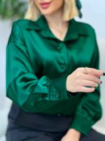 شومیز ساتن سلین کد 4309 - تصویر 19