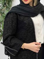 مانتو فکورا مروارید دوزی کد 4310 - تصویر 12