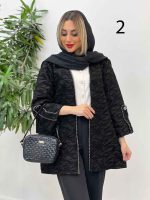 مانتو فکورا مروارید دوزی کد 4310 - تصویر 10