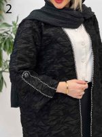 مانتو فکورا مروارید دوزی کد 4310 - تصویر 15
